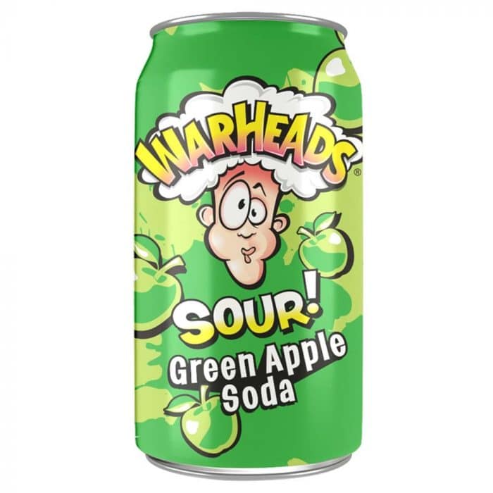 Warheads Sour Soda Green Apple