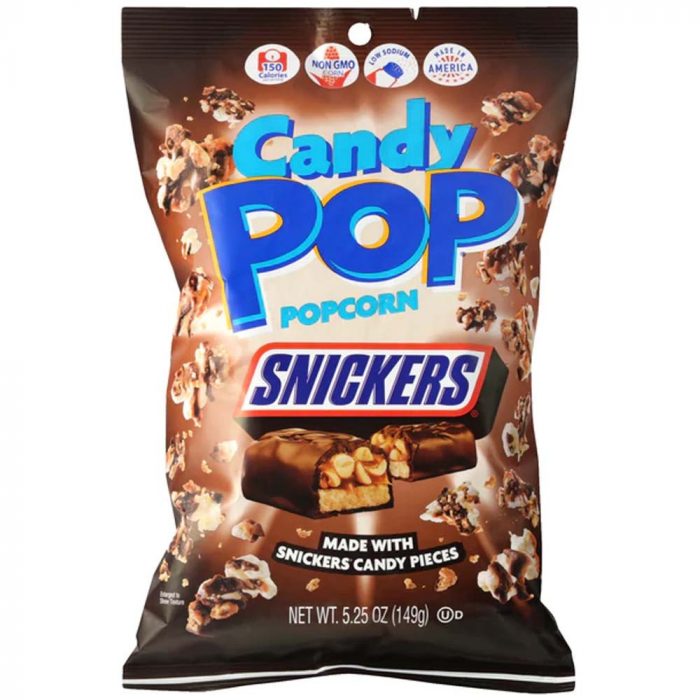 Candy Pop Popcorn Snickers