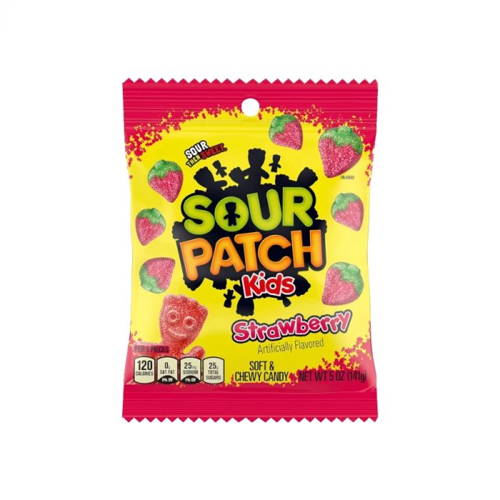 SOUR-PATCH-KIDS-STRAWBERRY-5oz Sour Patch Kids Strawberry