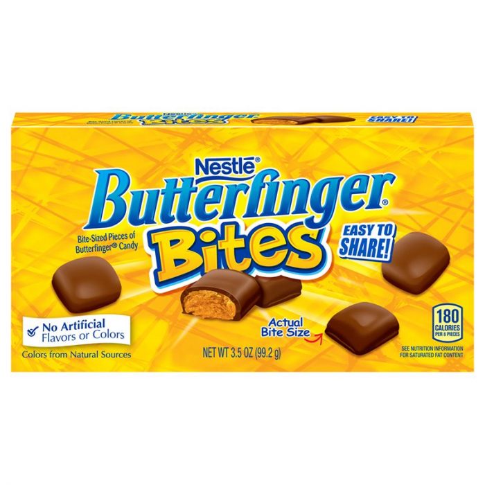 Nestle Butterfinger Minis Theatre box
